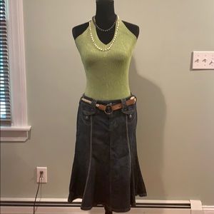 Candies Skirt and Daisy Fuentes Halter Top